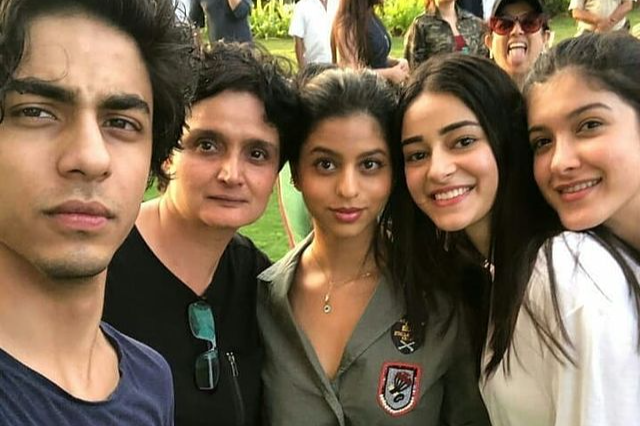 Aryan Khan and Ananya Pandey