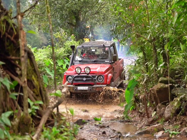 jeep rally in Kodagu