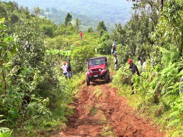 jeep rally in Kodagu