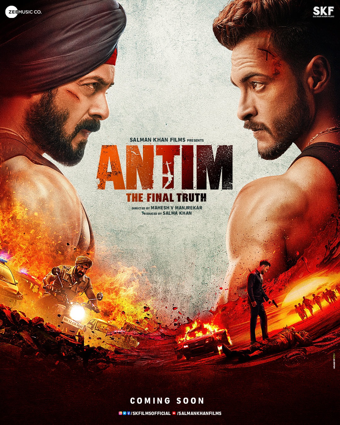 SITARA  Salman Khan s Antim The Final Truth trailer out  Salman Khan  Antim The Final Truth trailer out  Antim The Final Truth Salman Khan s Antim The Final Truth trailer out  Antim The Final Truth trailer  Antim The Final Truth  Salman Khan  Antim  trailer  release  news  latest news  entertainment  entertainment news  സല്ലു ആരാധകര്‍  സല്‍മാന്‍ ഖാന്‍  അന്തിം: ദി ഫൈനല്‍ ട്രൂത്ത്  Ayush Sharma