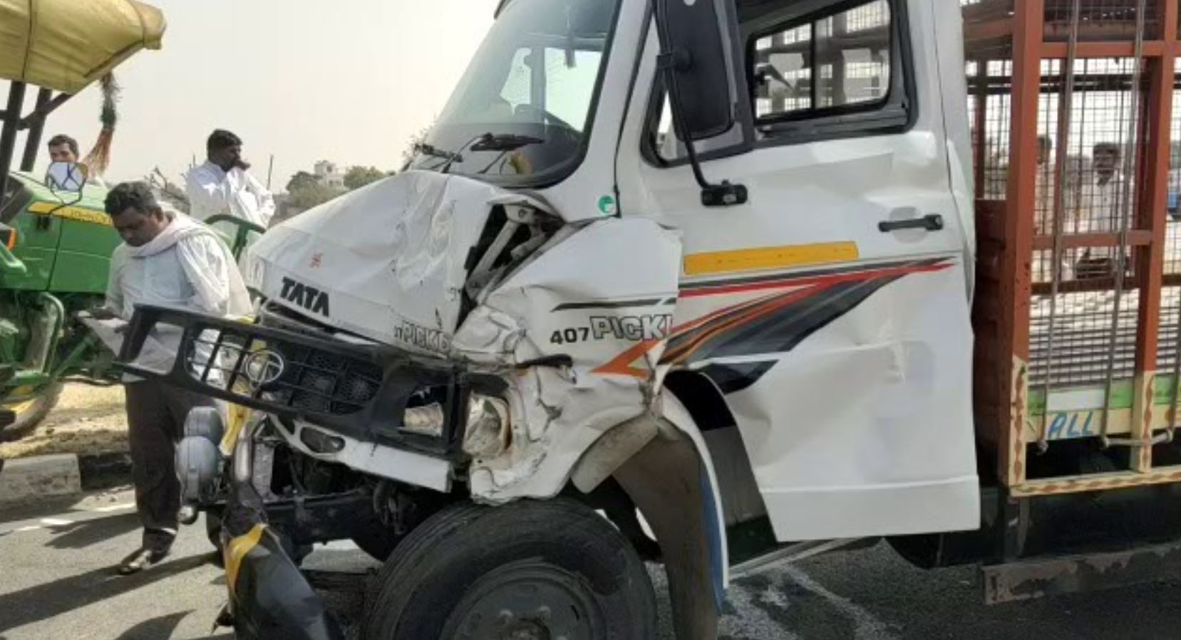 haryana roadways bus accident in Narnaul mahendergarh, 35 passengers safe