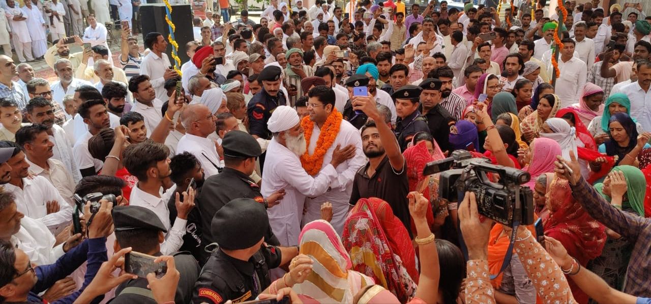 Ellenabad by-election: Deputy CM Dushyant Chautala election campaign