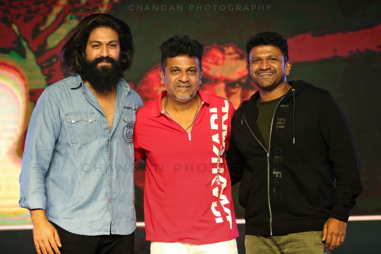 3 sandalwood stars in 'Bajrangi 2' pre-release event