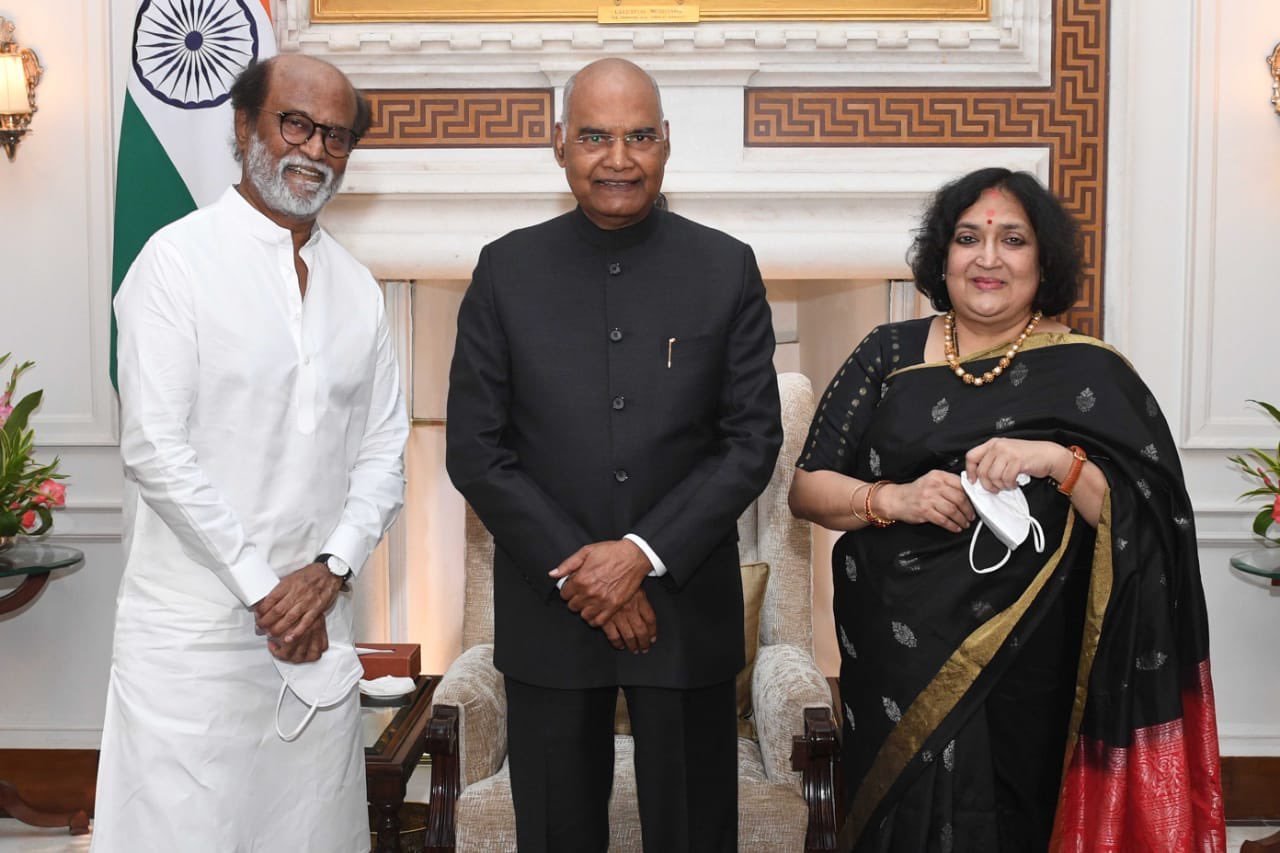 Rajinikanth met President Ram Nath Kovind