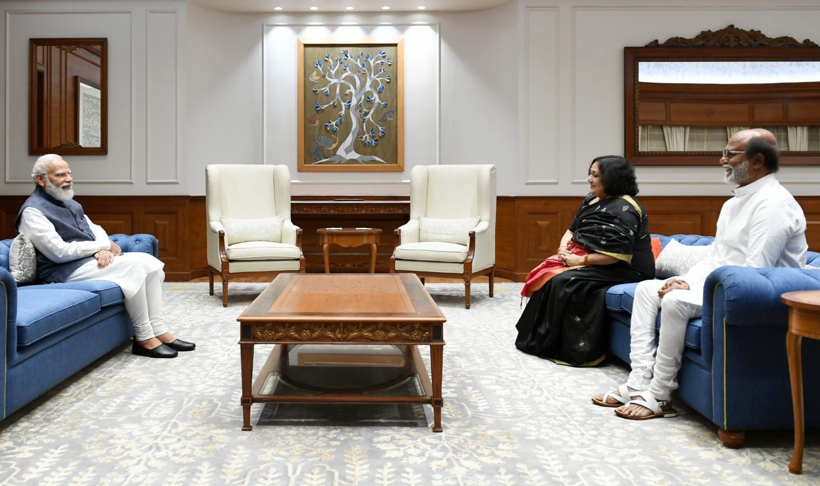 Rajinikanth met PM Narendra Modi