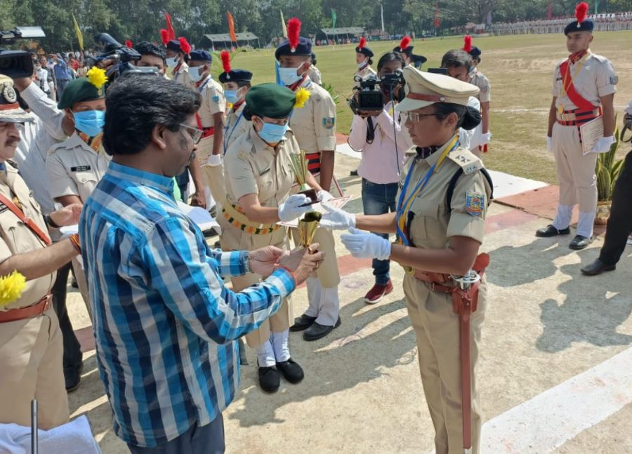 passing out parade in jap 2 in ranchi