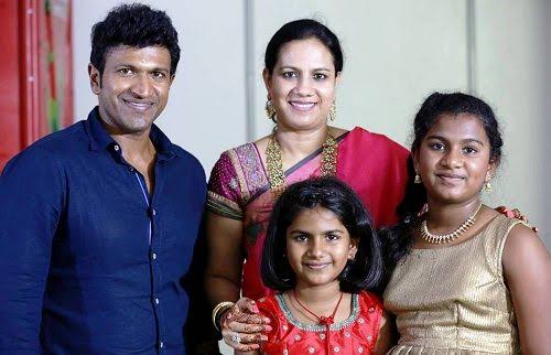 Puneeth Rajkumar family