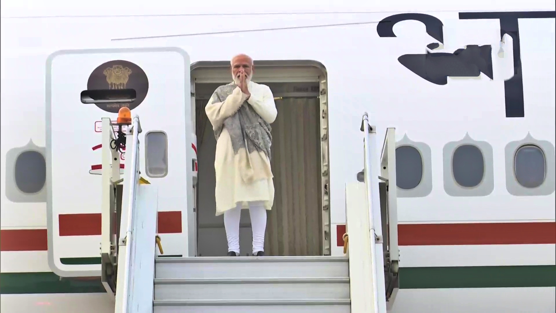 Modi return to India