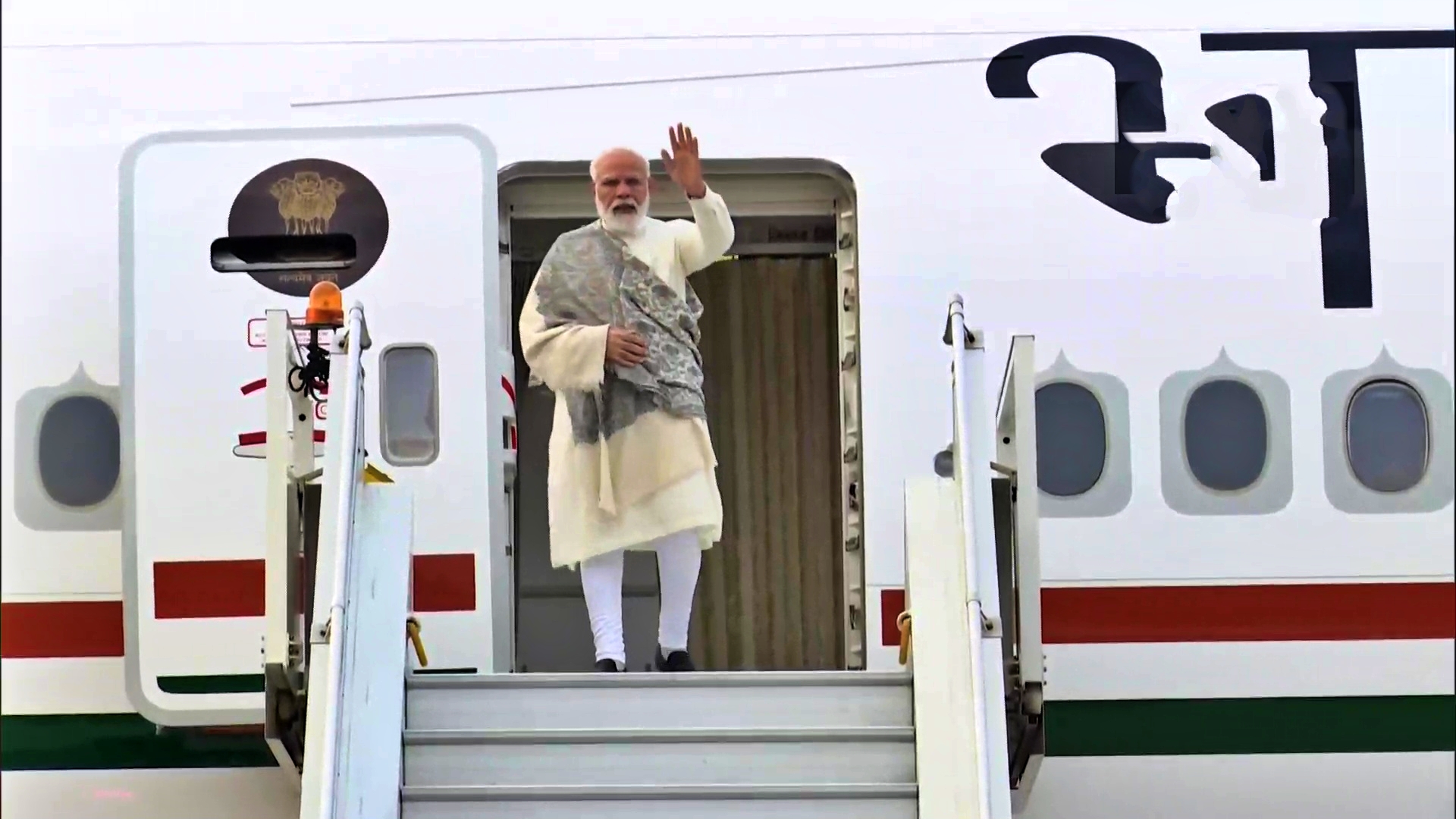 Modi return to India