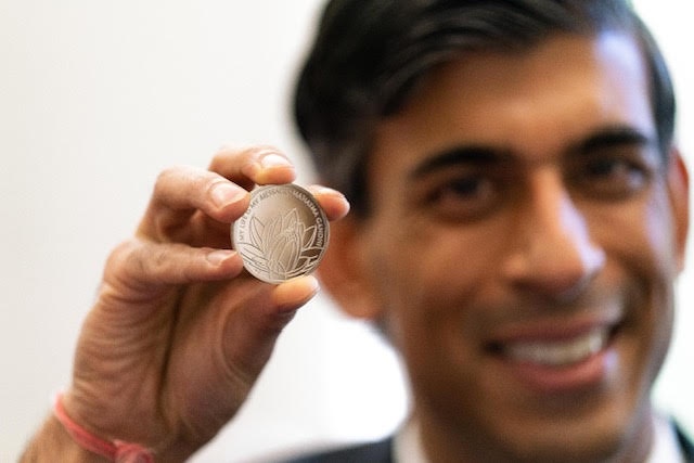 gandhi coin in uk