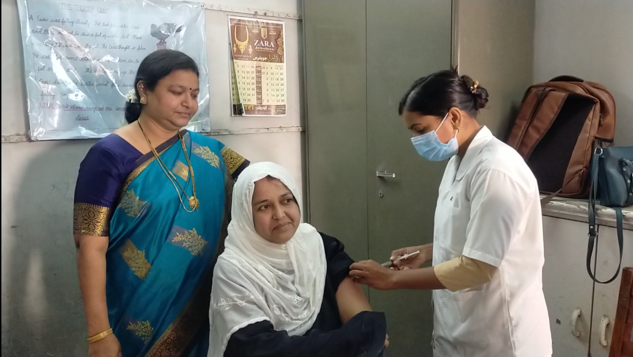 Two-day vaccination camp at Dr. Rafiq Zakaria College
