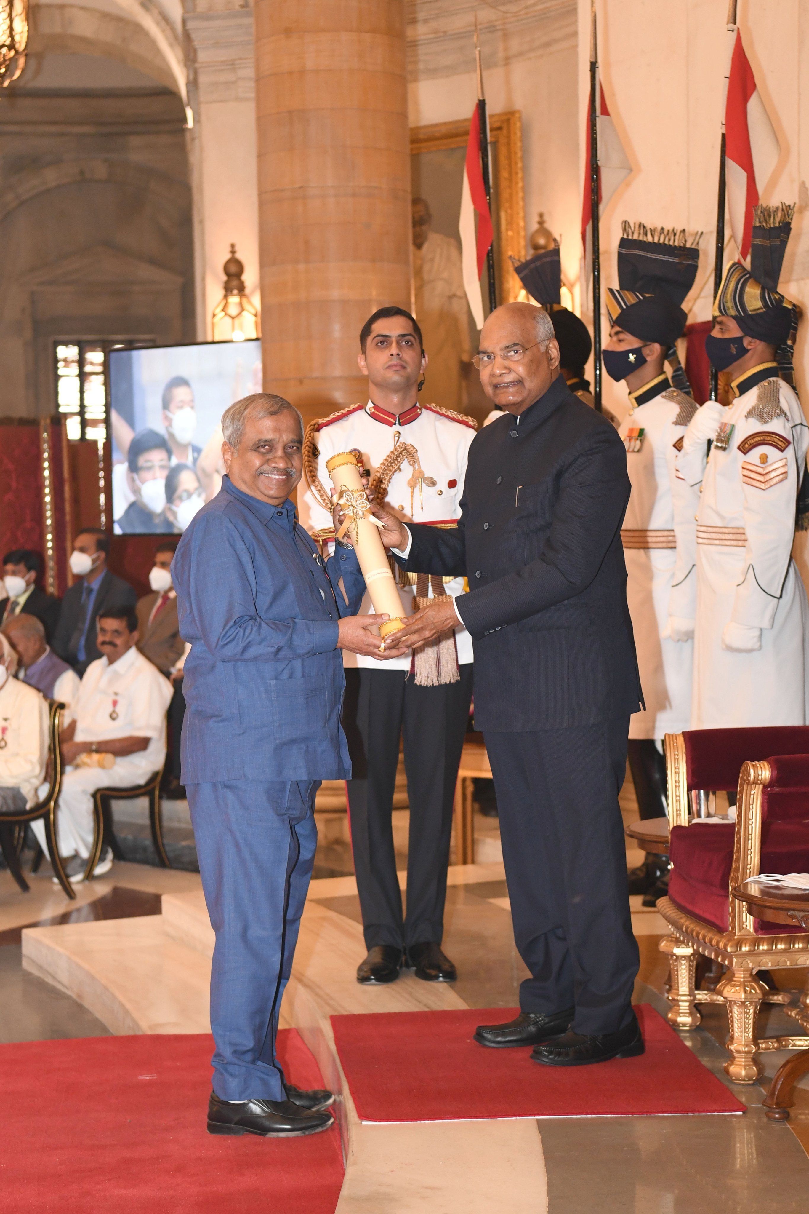 President Kovind presents Padma Awards at Rashtrapati Bhawan