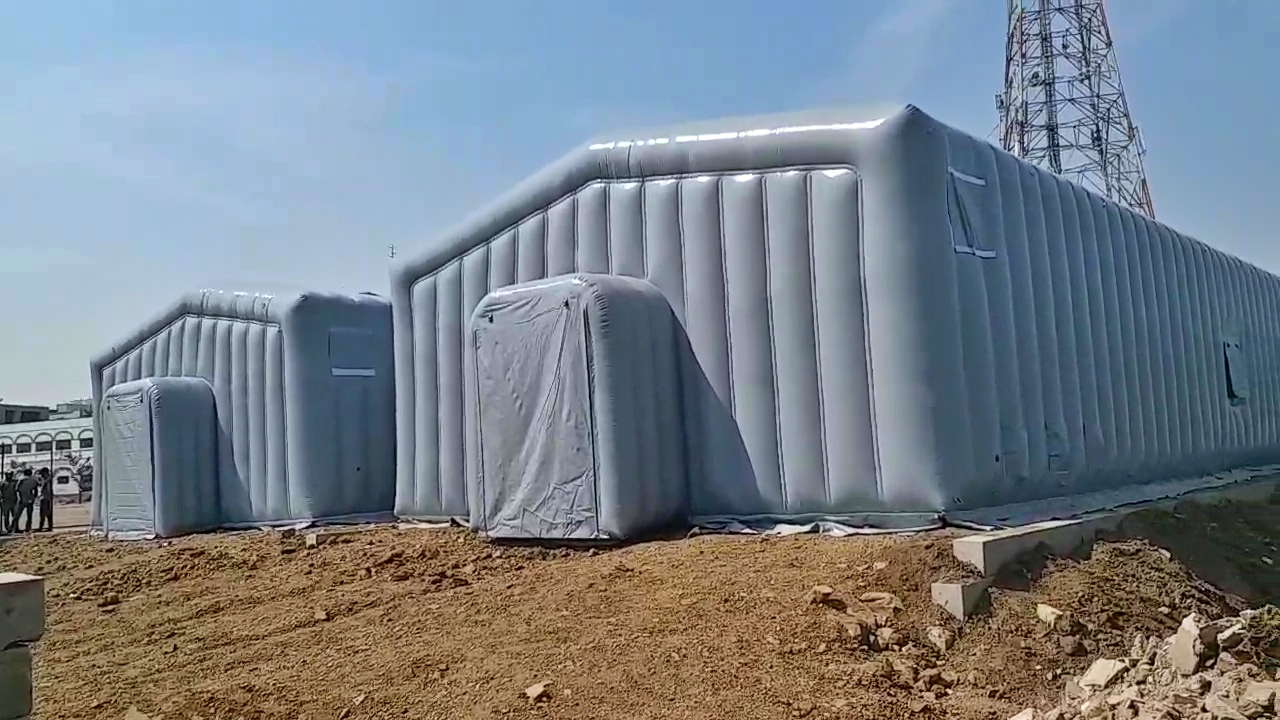 portable hospital constructed in Rajkot