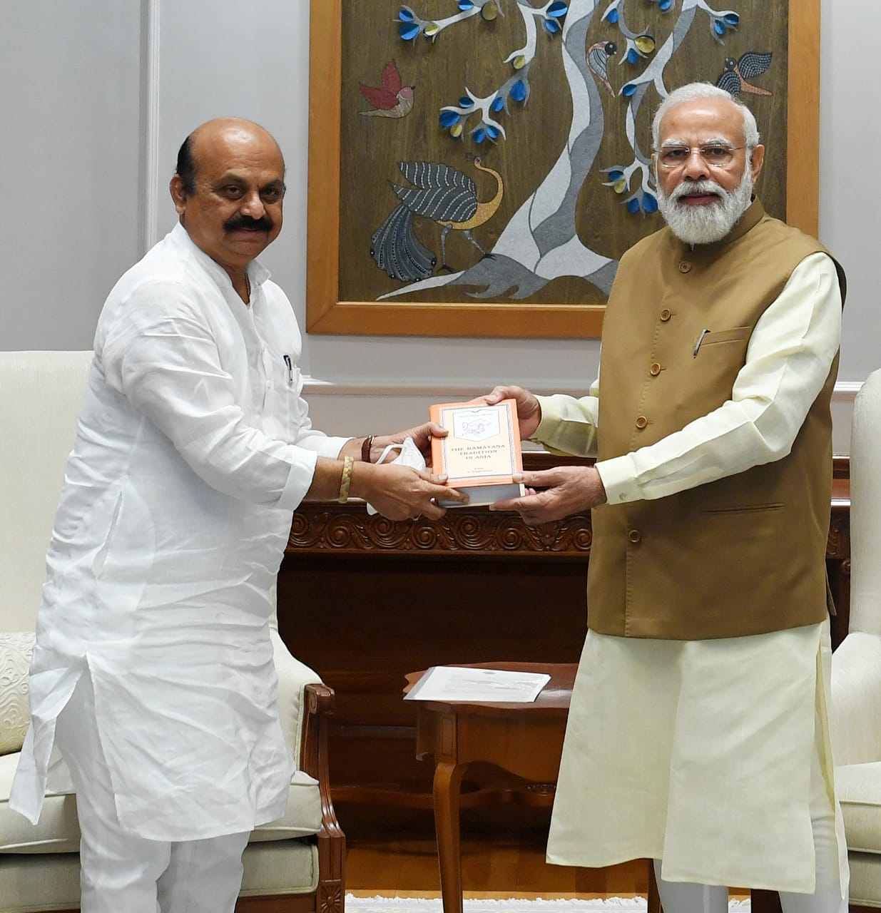 CM Bommai meets pm narendra modi