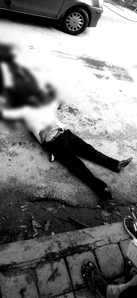 man-attacked-and-killed-in-middle-of-the-road-at-Bangalore