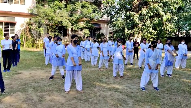 martial art training at beltola college