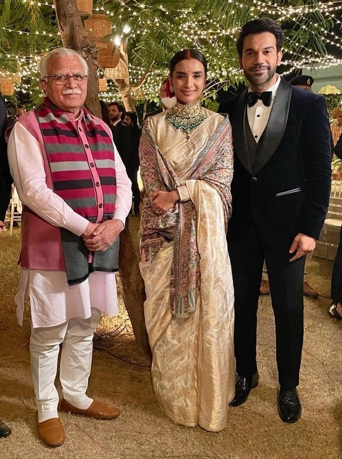 Rajkumar Rao and Patralekha's reception photo