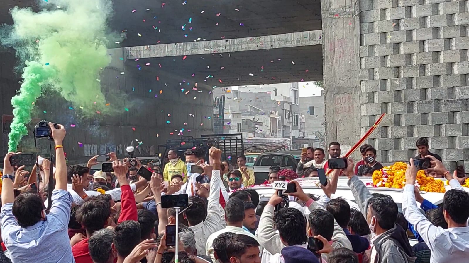 पायलट को भेंट की तलवार ,Sachin Pilot reached Bijay nagar , pilot welcome