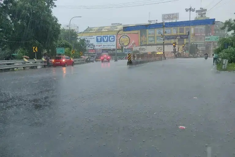 heavy rainfall