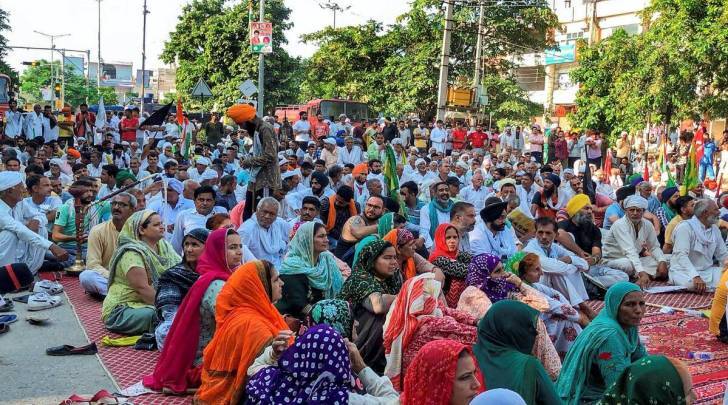 farmers protest