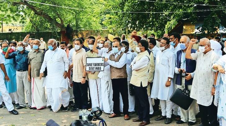 farmers protest