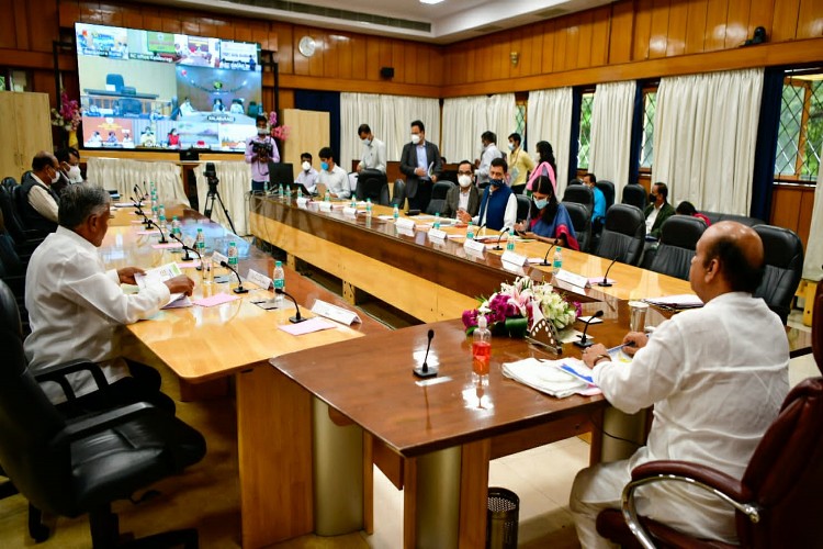 CM basavaraja bommai meeting