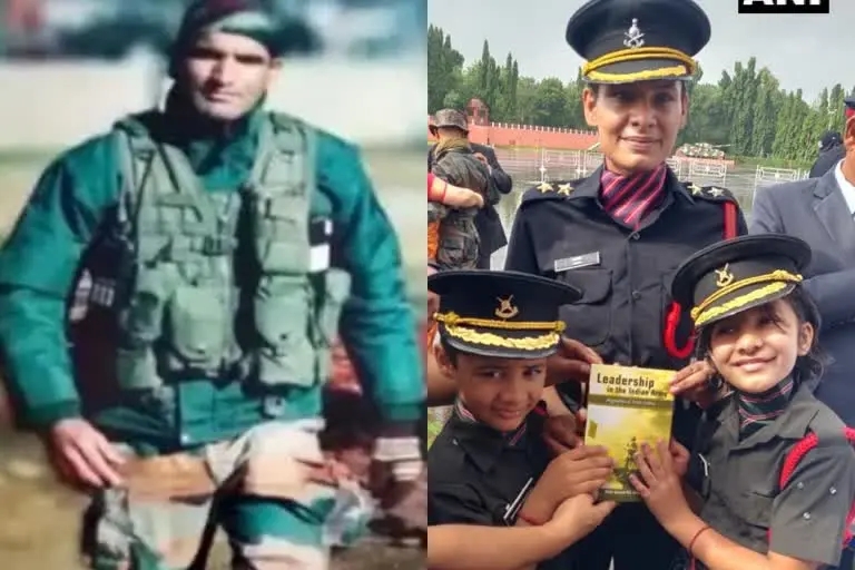 army woman officer of martyr