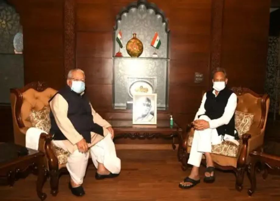 Ashok Gehlot met the Governor