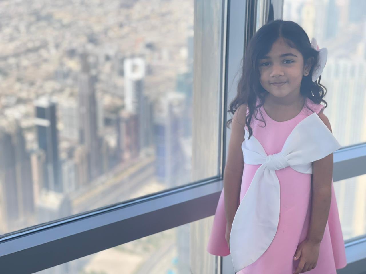 allu Arha birthday on Burj Khalifa