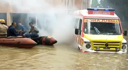 Very heavy rain lashes the Northern part of Bengaluru