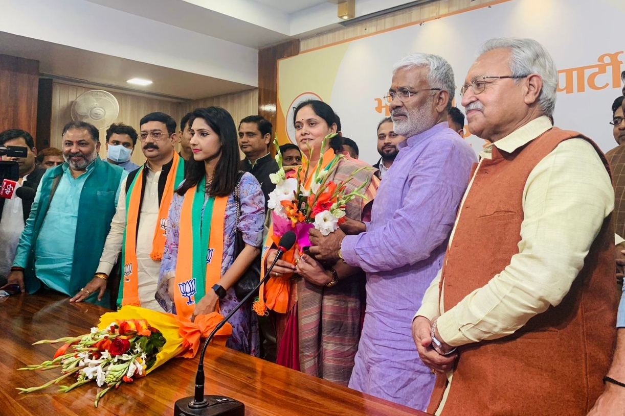 raibareli mla aditi singh and vandana singh joins bjp