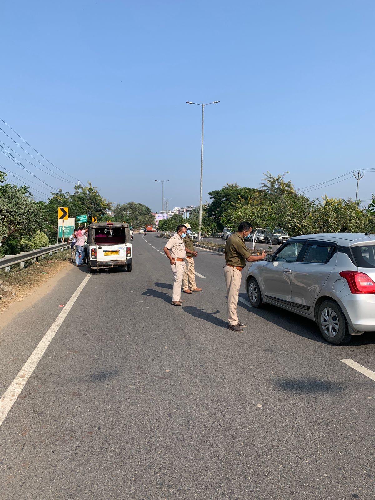 Trafic rules violation in guwahati