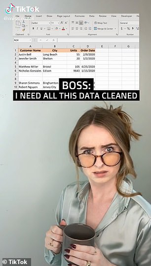 Teaching Excel Tips on TikTok