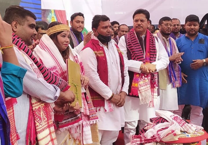 ankita-dutta-took-oath-as-assam-youth-congress-president