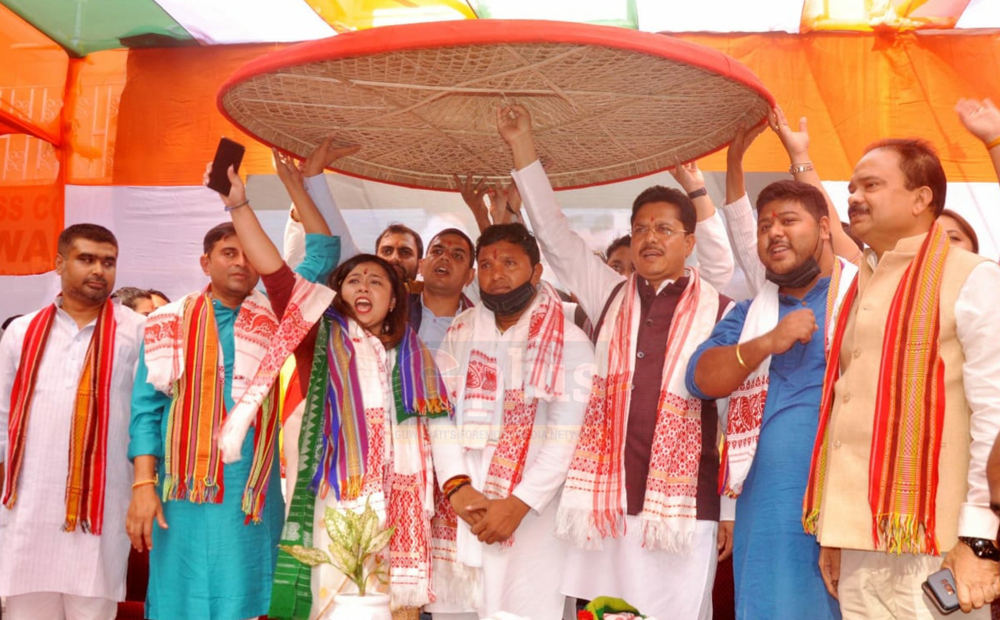 ankita-dutta-took-oath-as-assam-youth-congress-president