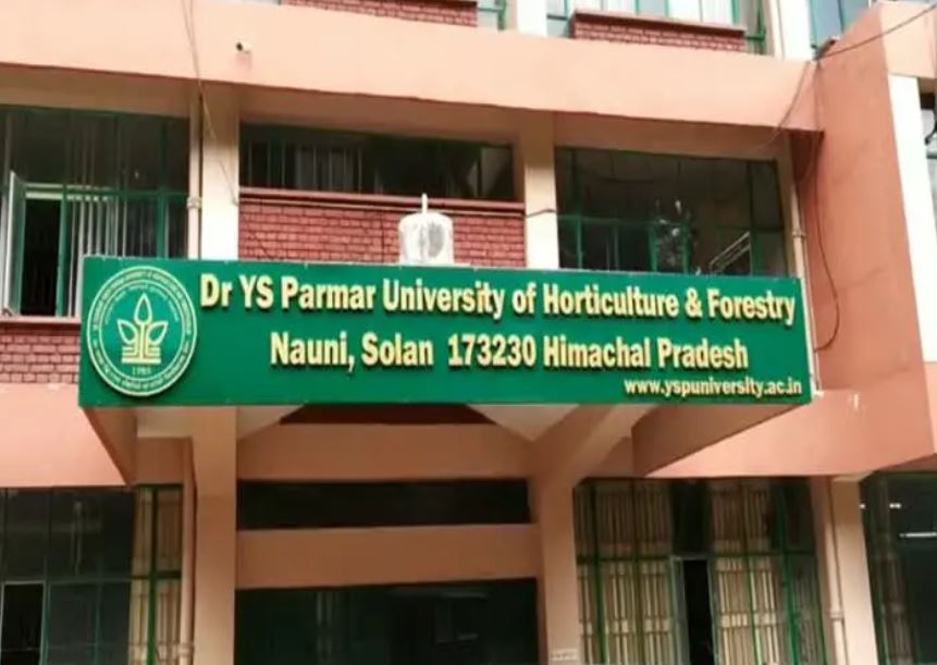 (dr. ys parmar university of horticulture and forestry nauni