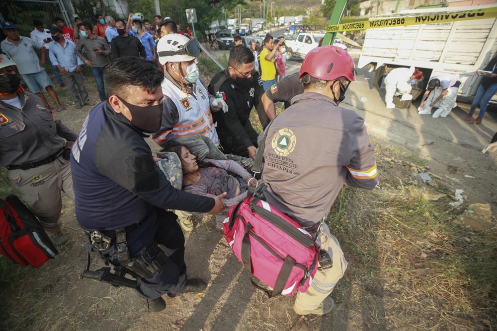 Mexico migrants road accident