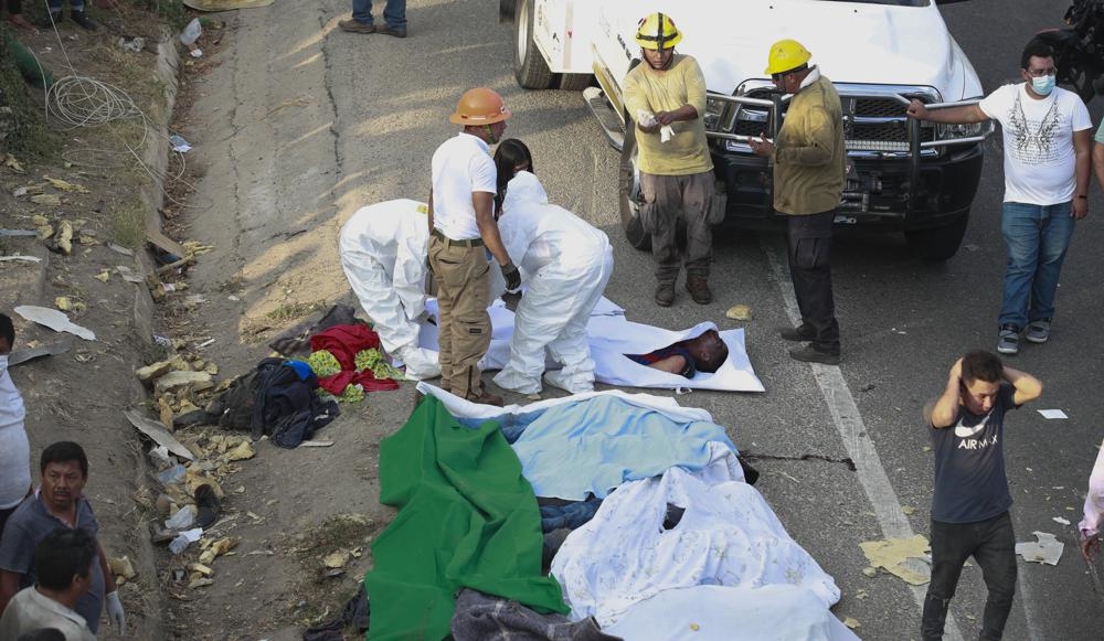 Mexico migrants road accident