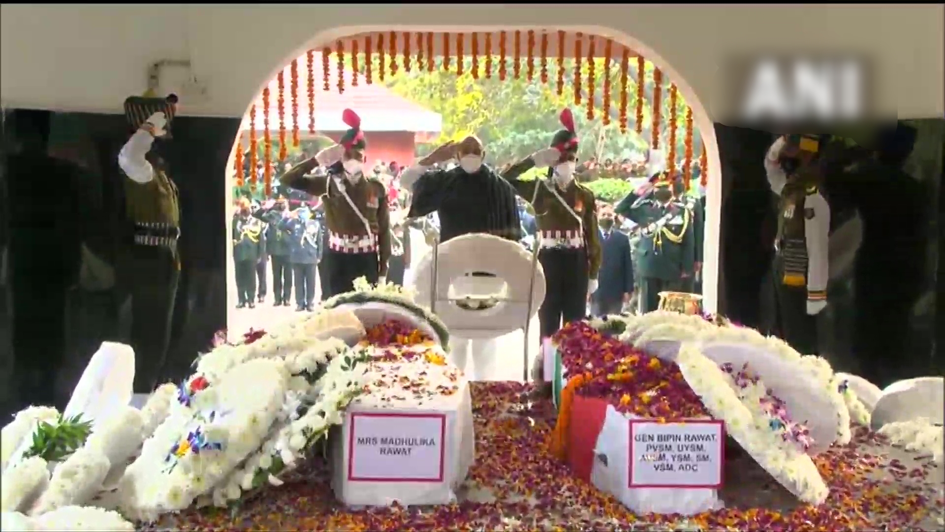 bipin rawat funeral