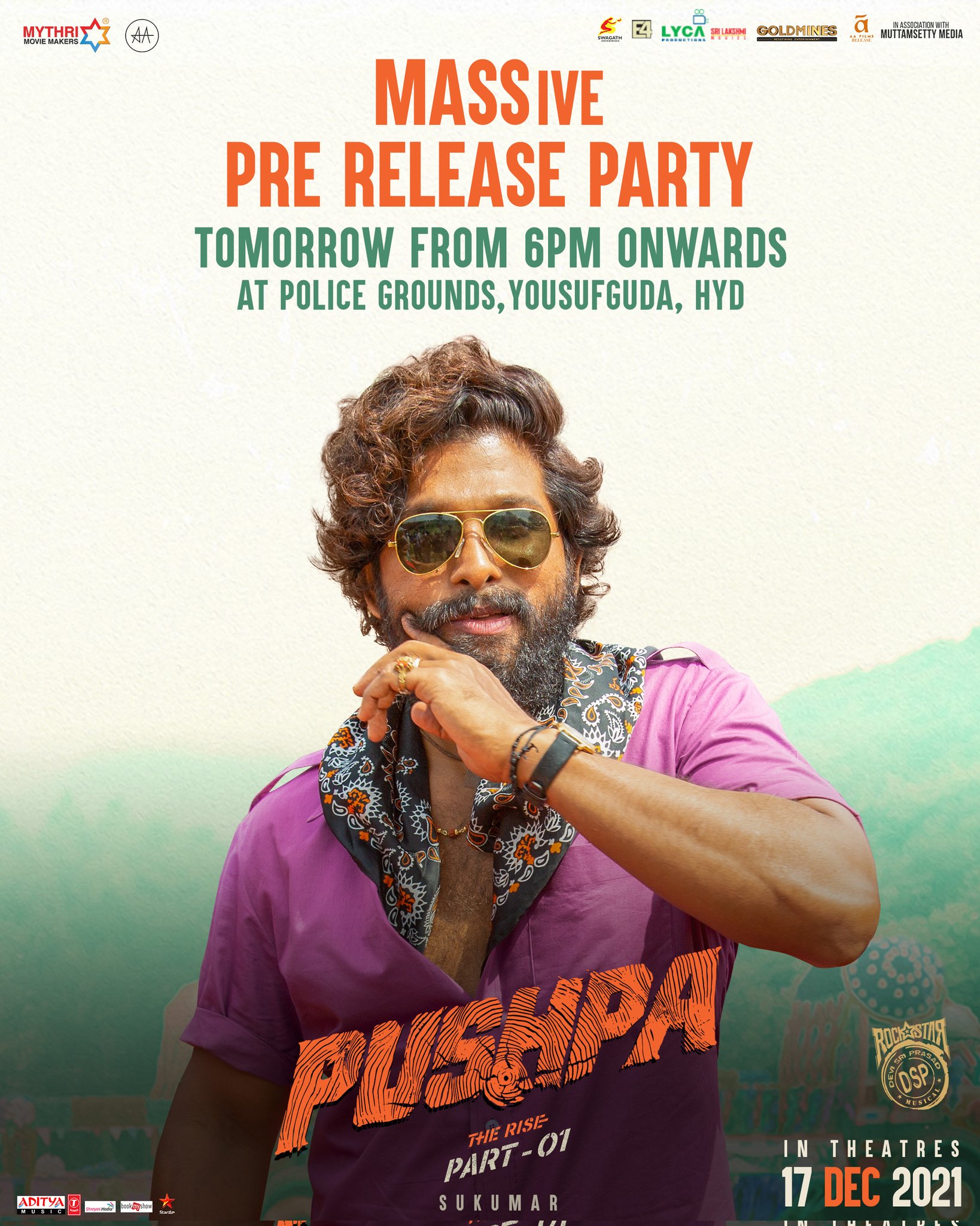 pushpa pre release event