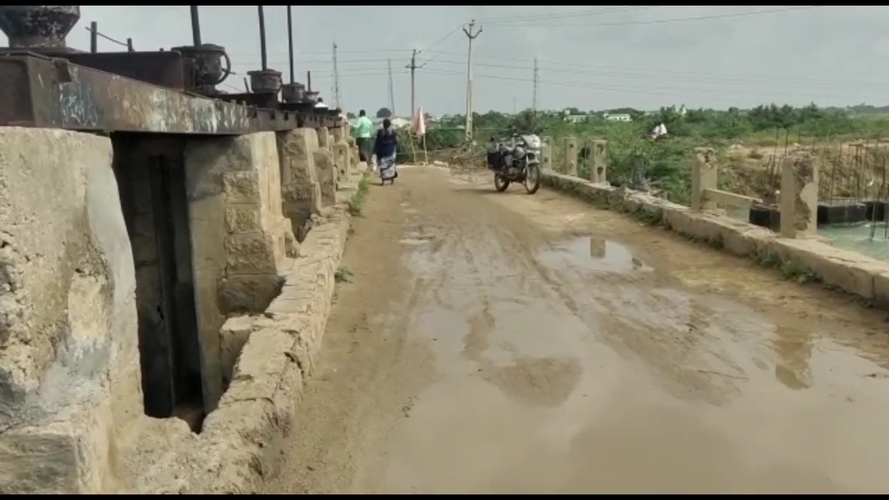 Kanekal-Uravakonda main road damage ,   Anantapur district roads problems