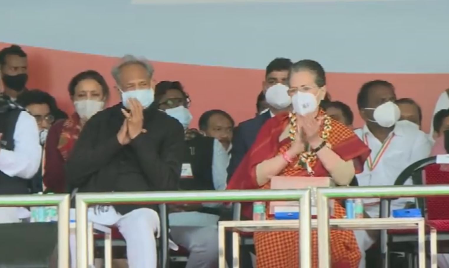 Congress rally in Jaipur