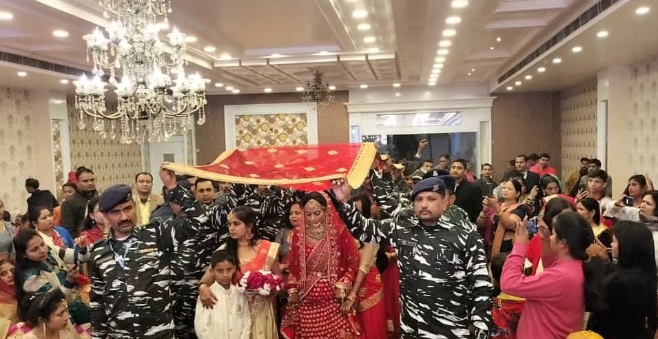 CRPF soldiers in marriage