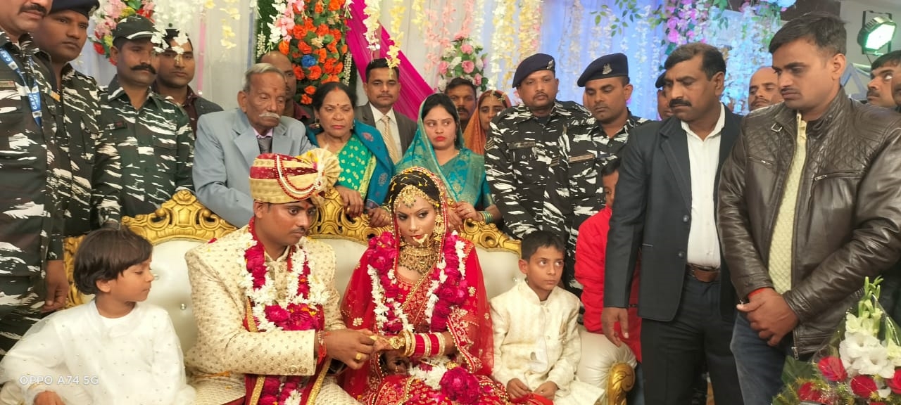 CRPF soldiers in marriage