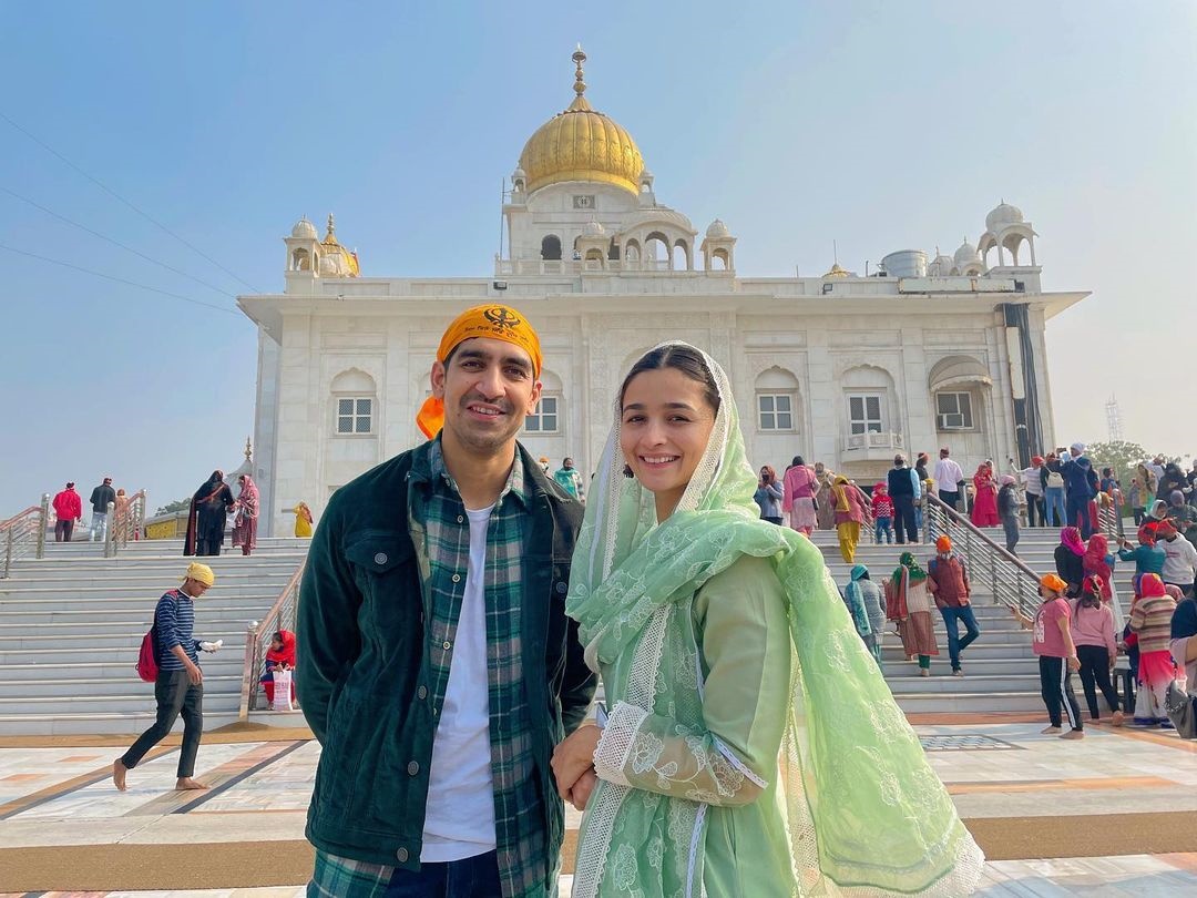 Alia Bhatt reached Gurudwara