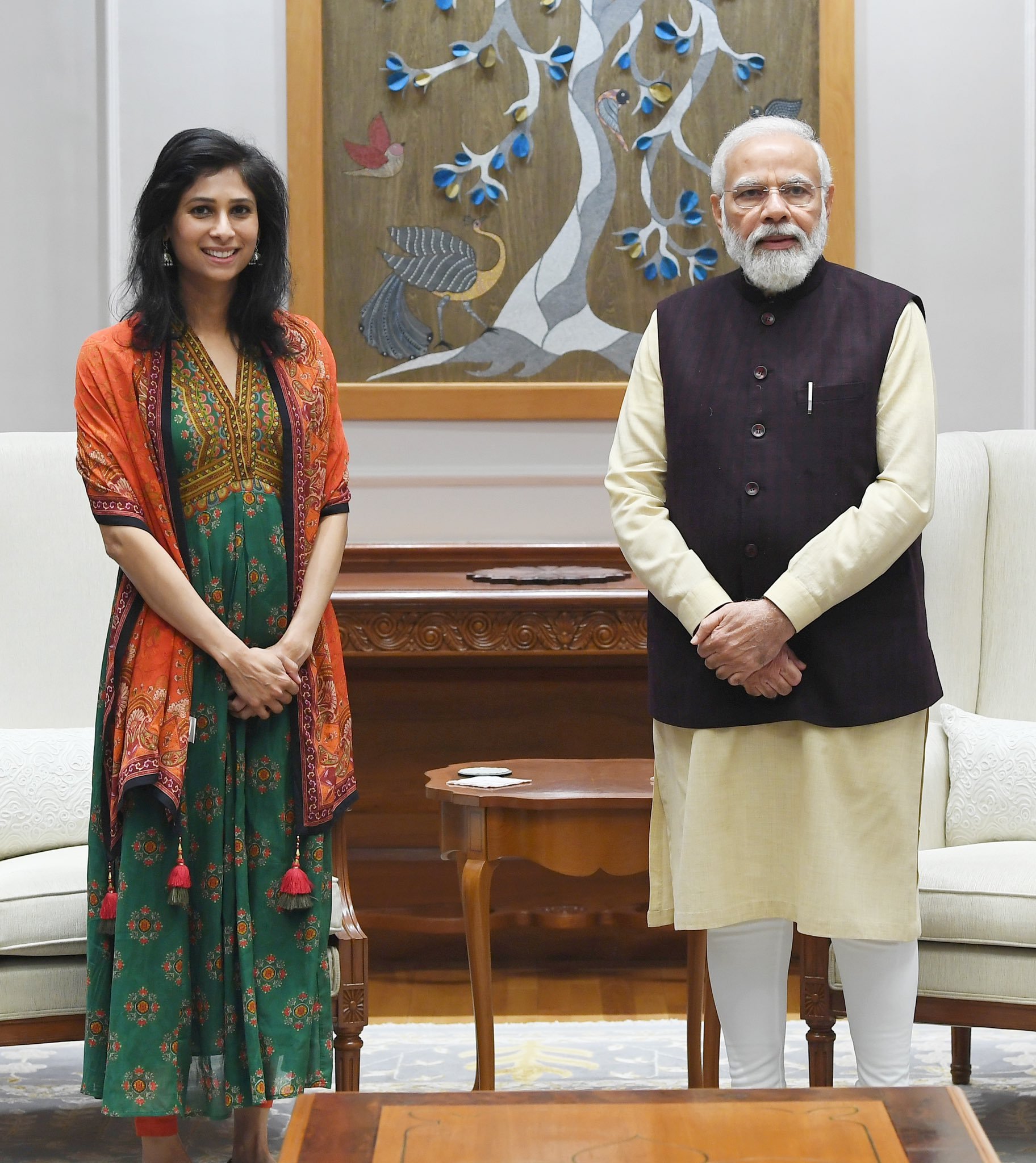 Gita Gopinath meets PM modi
