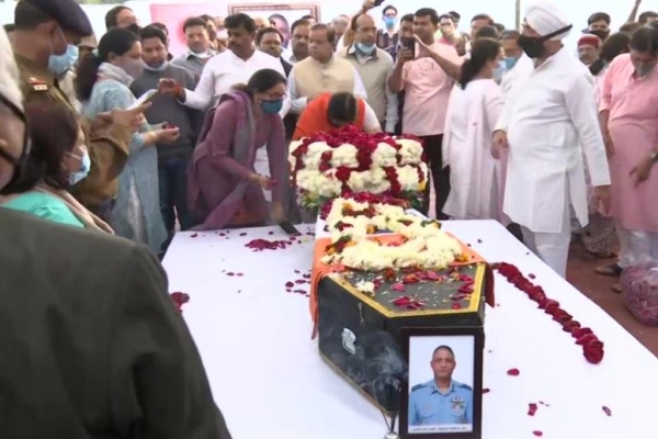 Mortal remains of Group Captain Varun Singh