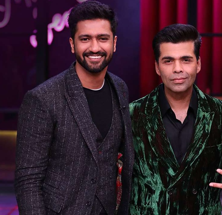 Vicky Kaushal and Karan Johar