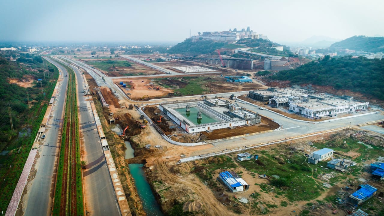 Yadadri Temple Works