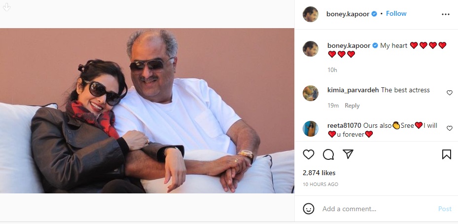 Boney kapoor post